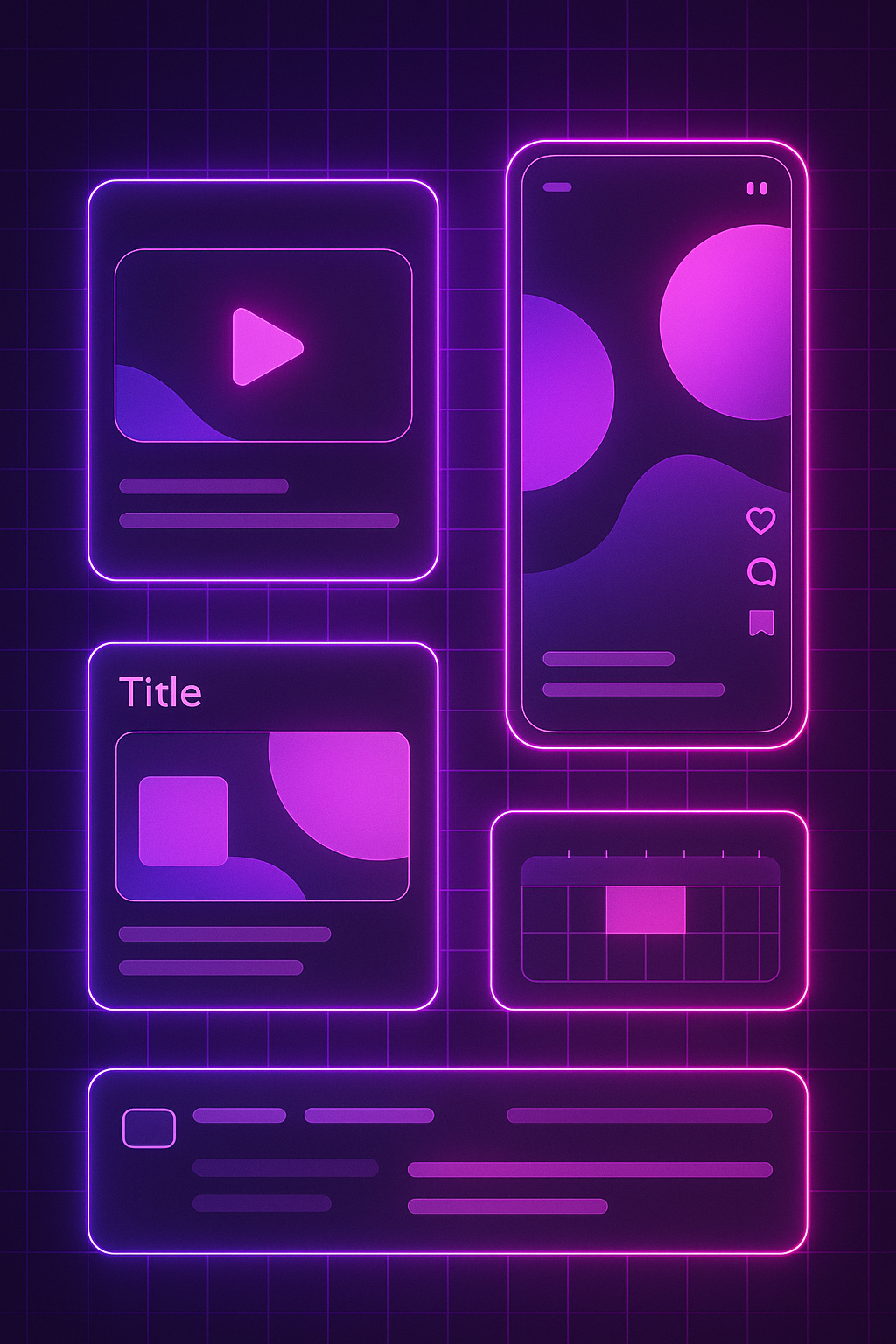 Content Beispiele: YouTube Thumbnail, Instagram Reel, Blog Card und Scheduling